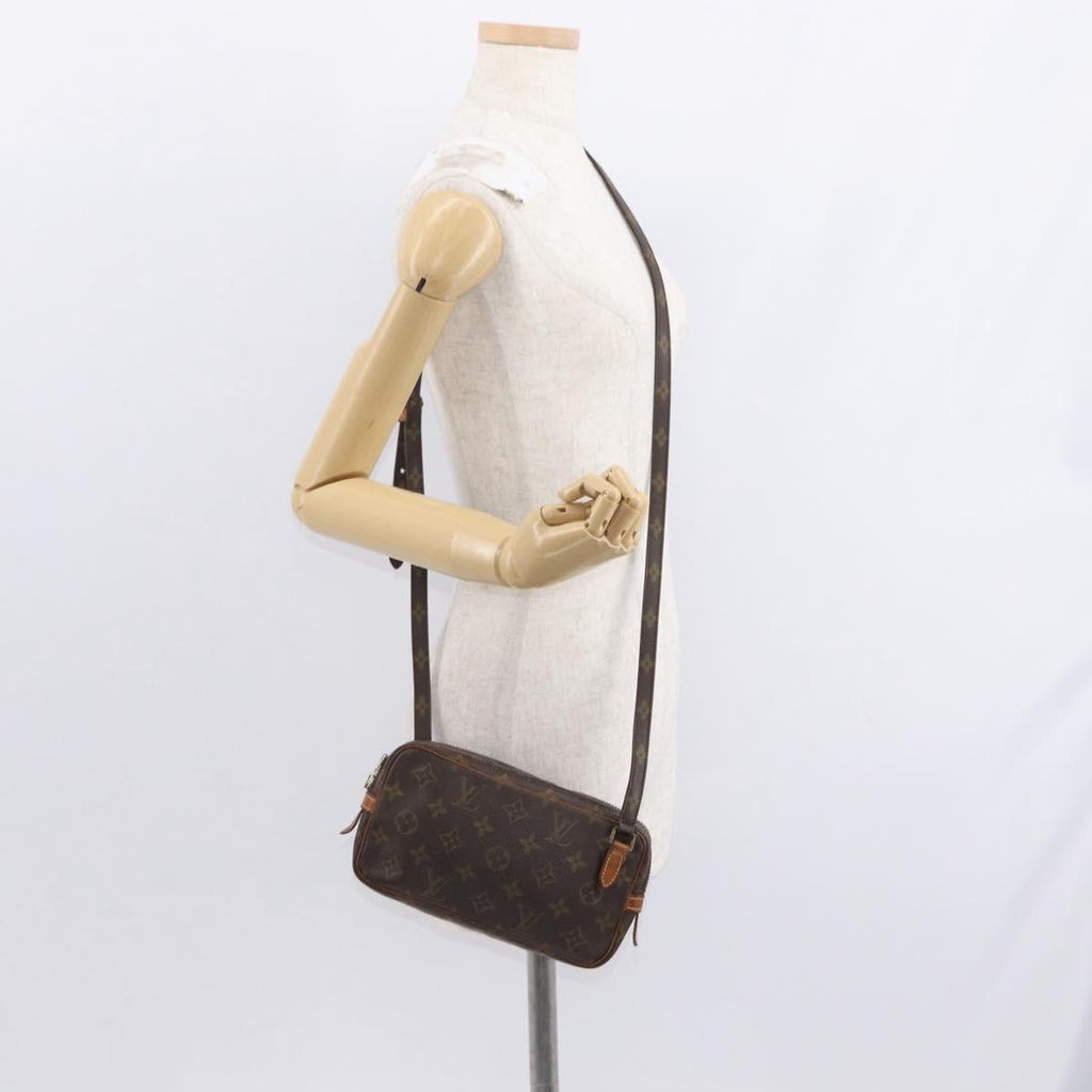 Louis Vuitton Pochette Marly Bandouliere Bag Monogram Canvas Brown Canvas Shoulder Bag