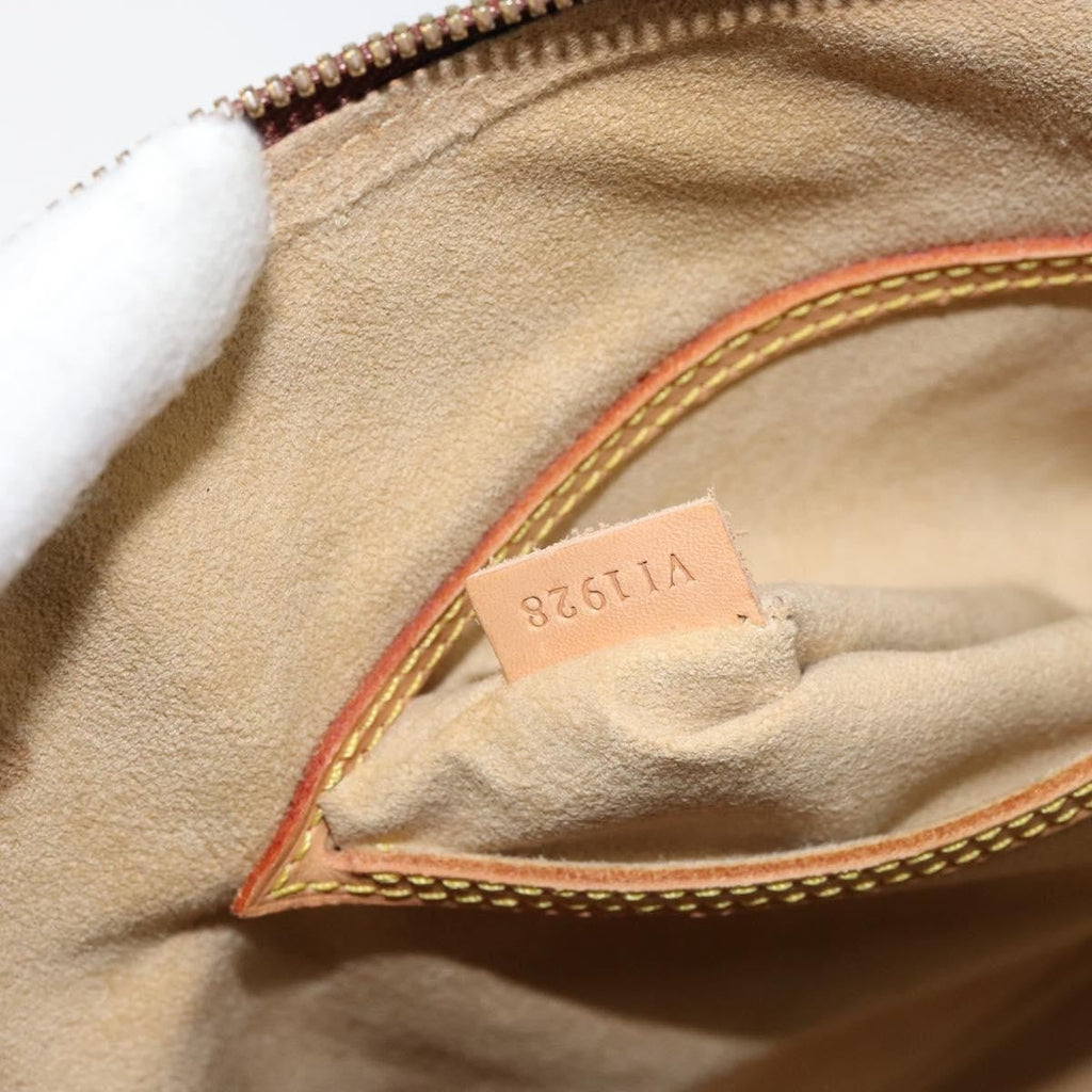 Louis Vuitton Alma Handbag Nomade Leather Beige Leather Handbag