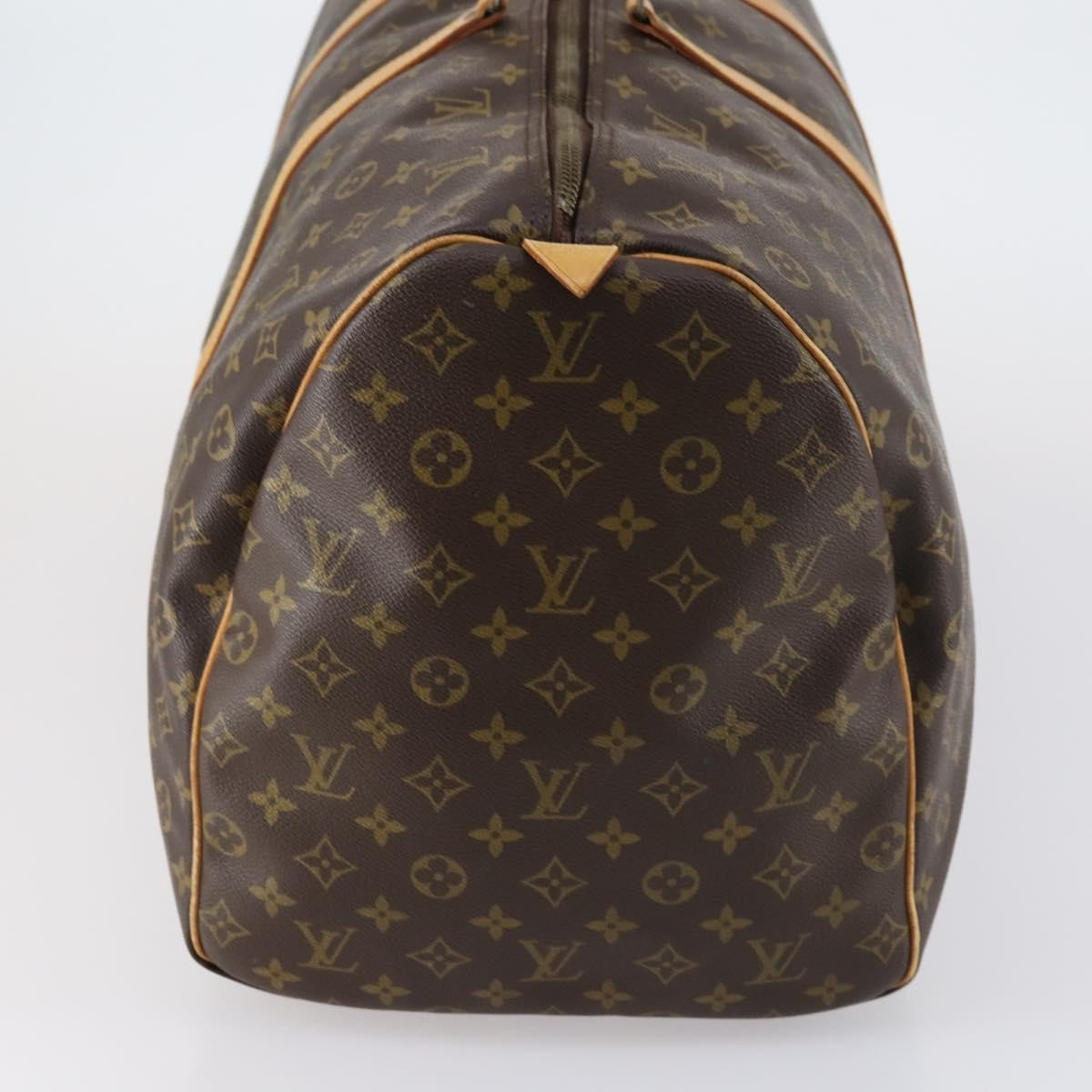 Louis Vuitton Keepall Bag Monogram Canvas Brown Canvas Travel Bag