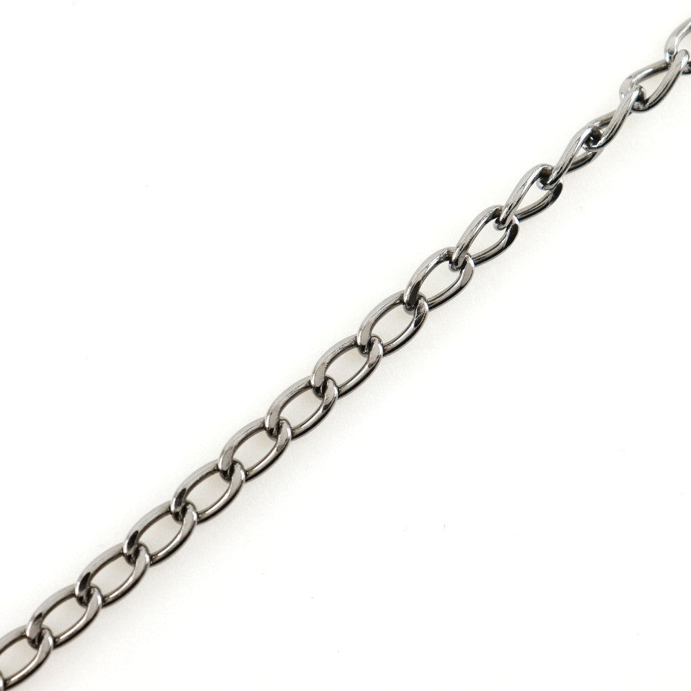 Chanel Cc Pendant Necklace Metal With Crystals Silver Metal Necklace Jewelry