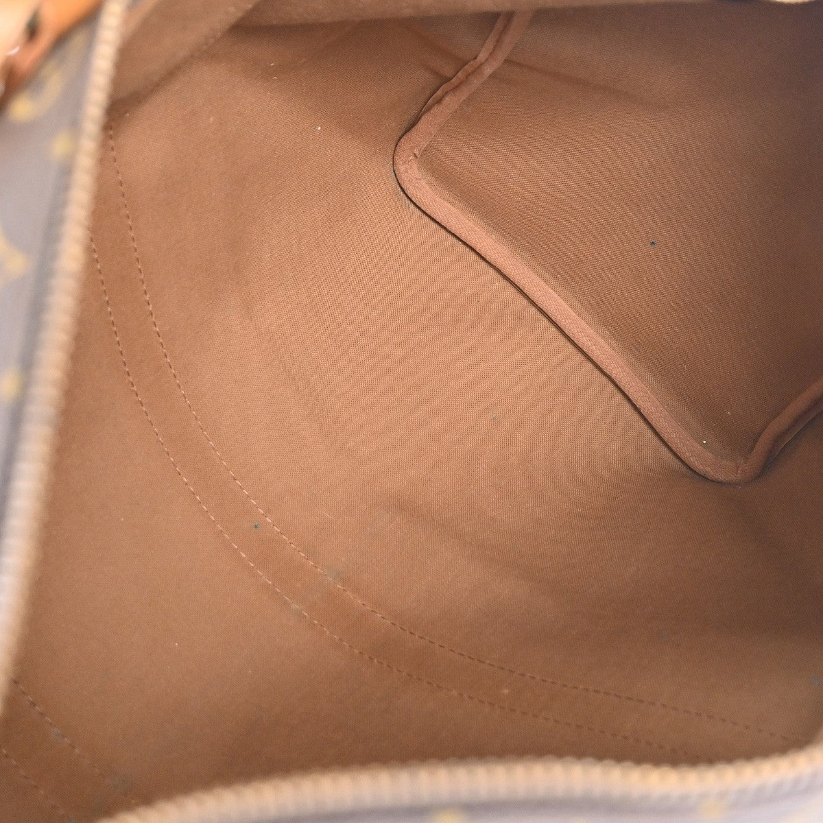 Louis Vuitton Keepall Bag Monogram Canvas Brown Canvas Travel Bag