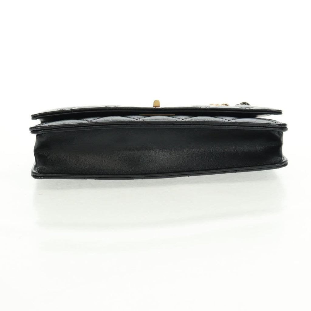 Chanel Lucky Charms Reissue 2.55 Flap Bag Leather Black Leather Shoulder Bag Bag