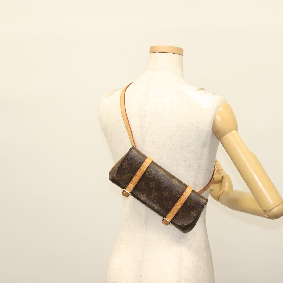 Louis Vuitton Marelle Waist Bag Monogram Canvas Brown Canvas Bag