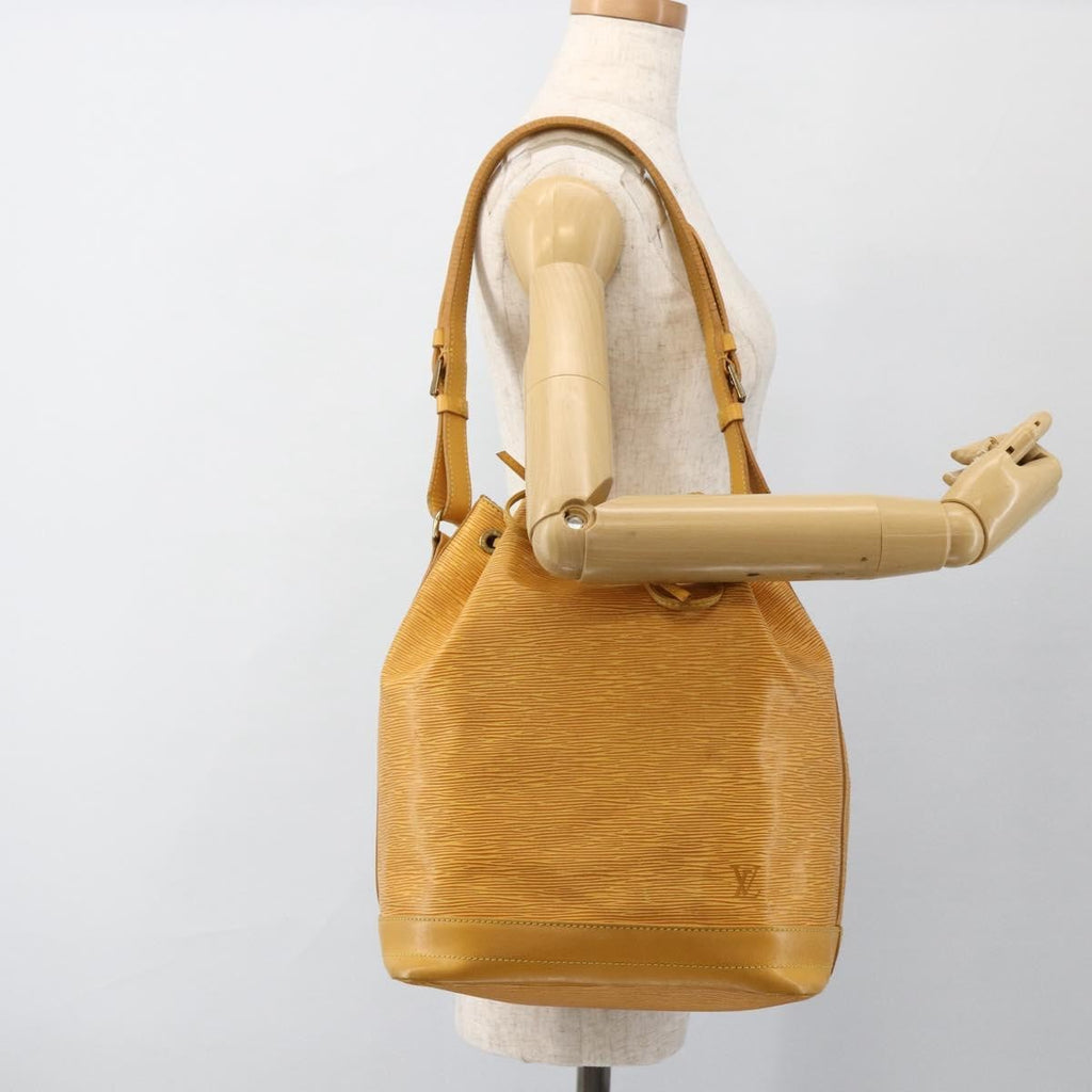 Louis Vuitton Noe Handbag Epi Leather Yellow Leather Shoulder Bag