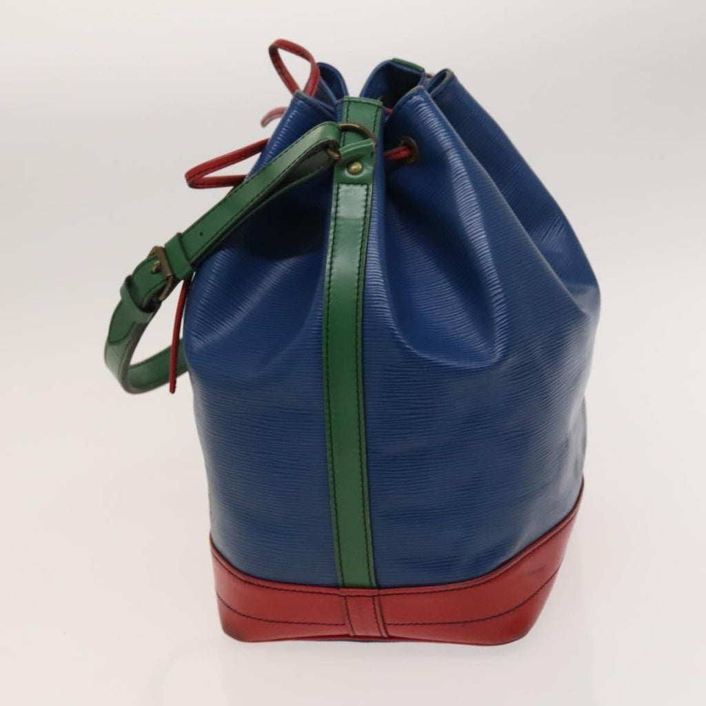 Louis Vuitton Tricolor Noe Handbag Epi Leather Blue Leather Bag