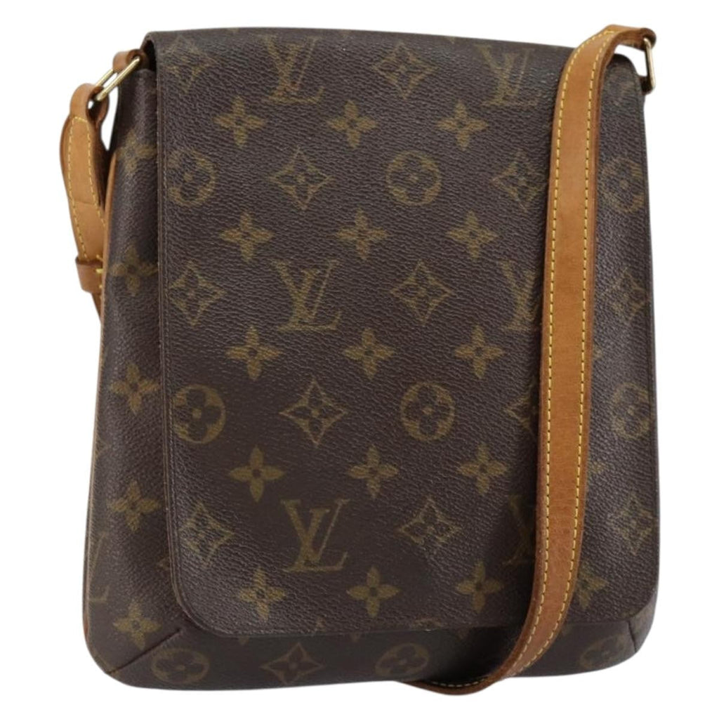 Louis Vuitton Musette Salsa Handbag Monogram Canvas Brown Canvas Shoulder Bag