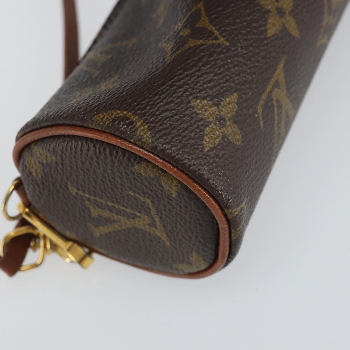 Louis Vuitton Papillon Pochette Monogram Canvas Brown Canvas Clutche & Pouche Bag