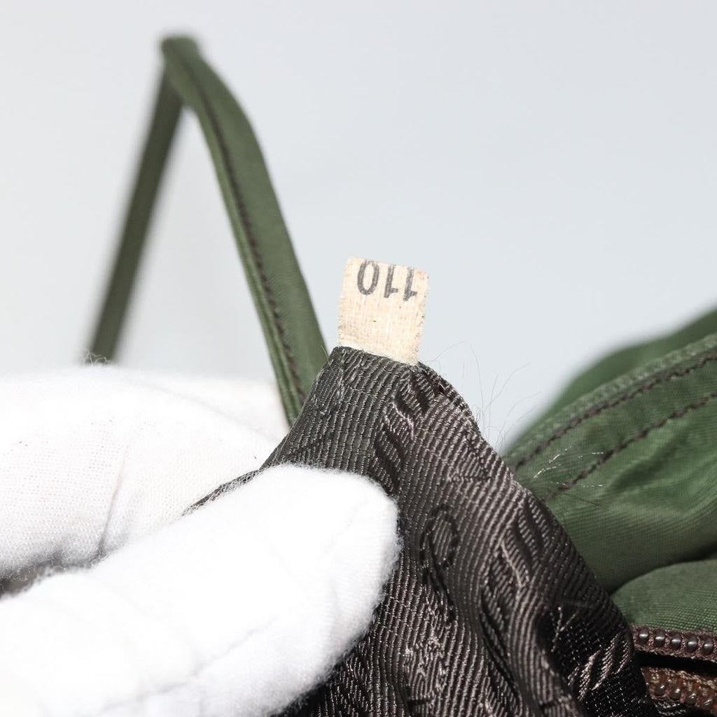 Prada Vintage Tote Tessuto Green Nylon Tote Bag Bag