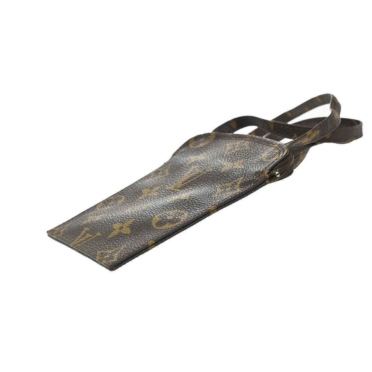 Louis Vuitton Pochette Secret Monogram Canvas Brown Canvas Clutche & Pouche Bag