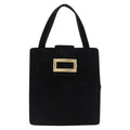 Prada Vintage Handbag Suede Black Suede Handbag