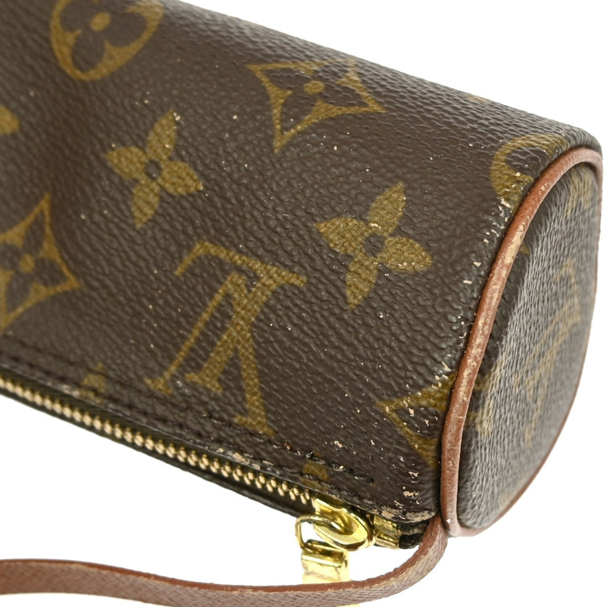 Louis Vuitton Papillon Pochette Monogram Canvas Brown Canvas Clutche & Pouche Bag