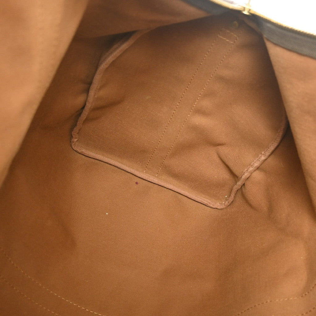 Louis Vuitton Keepall Bag Monogram Canvas Brown Canvas Travel Bag