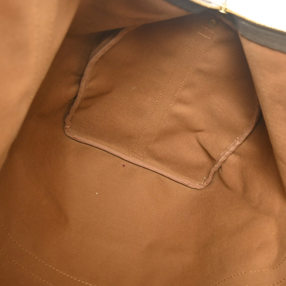 Louis Vuitton Keepall Bag Monogram Canvas Brown Canvas Travel Bag