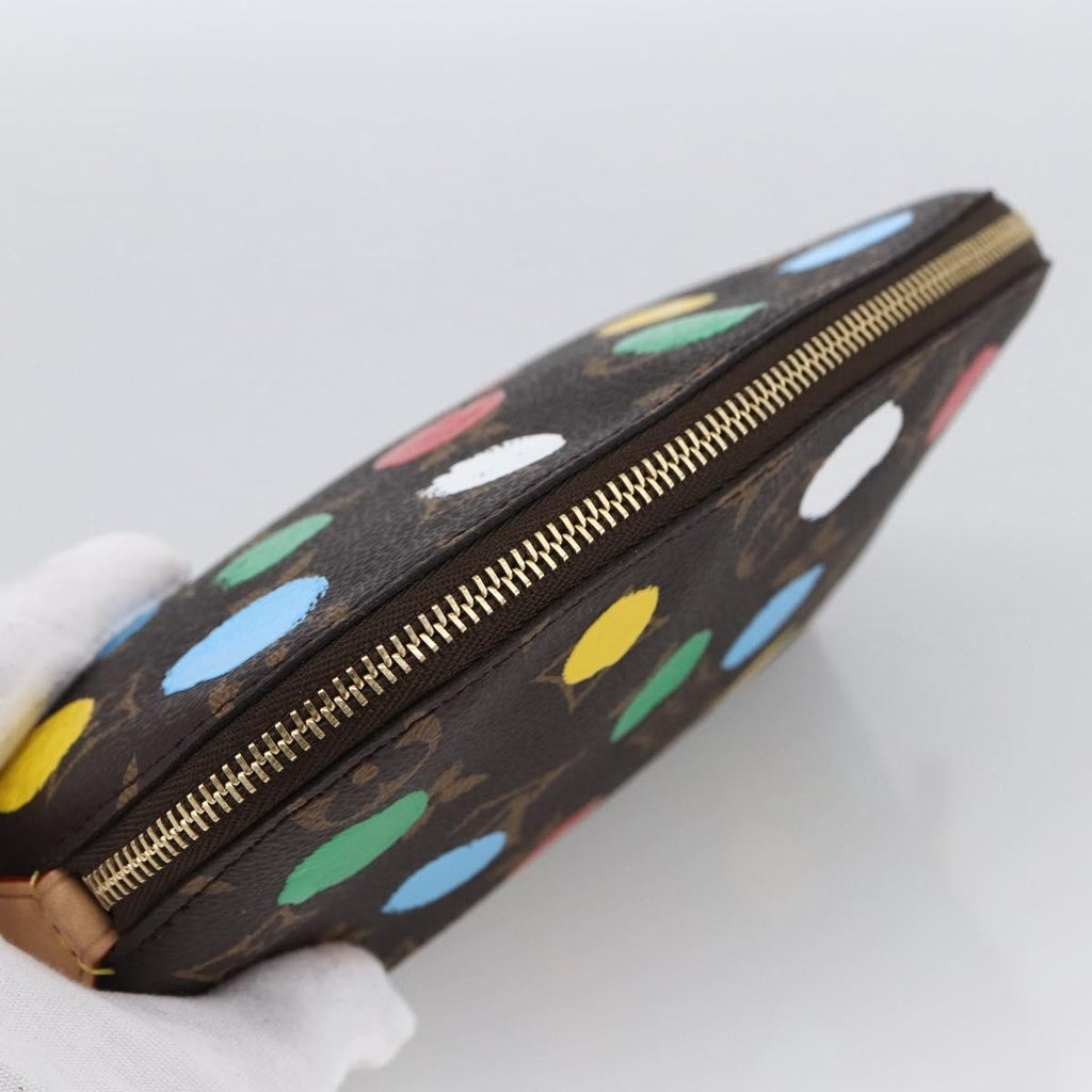Louis Vuitton Cosmetic Pouch Yayoi Kusama Painted Dots Monogram Canvas Multicolour Canvas Clutche & Pouche Bag