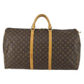 Louis Vuitton Keepall Bag Monogram Canvas Brown Canvas Travel Bag