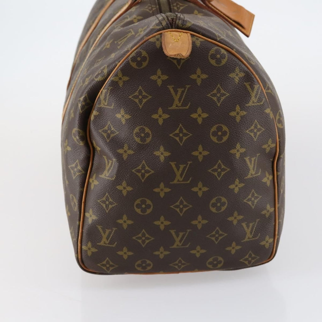 Louis Vuitton Keepall Bag Monogram Canvas Brown Canvas Travel Bag