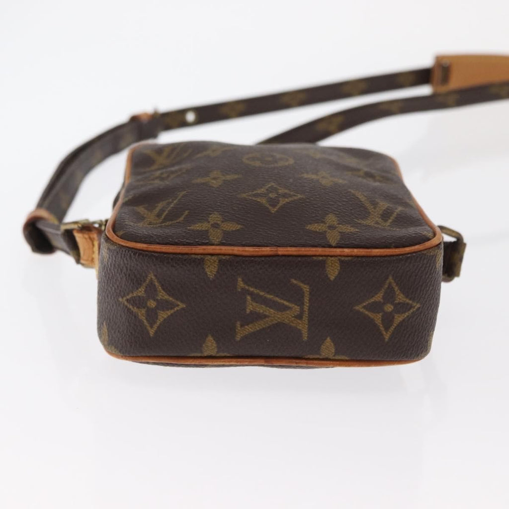 Louis Vuitton Danube Handbag Monogram Canvas Brown Canvas Shoulder Bag