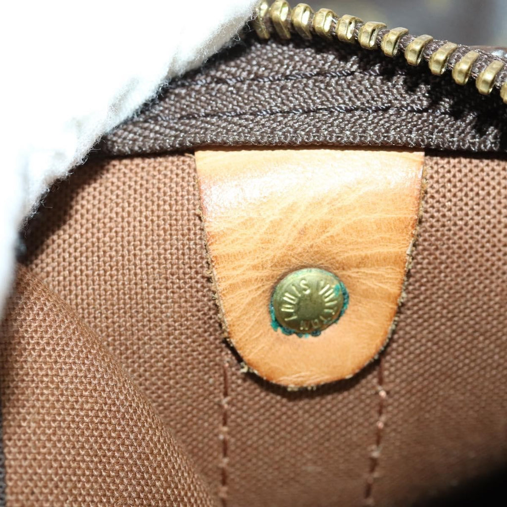 Louis Vuitton Keepall Bag Monogram Canvas Brown Canvas Travel Bag