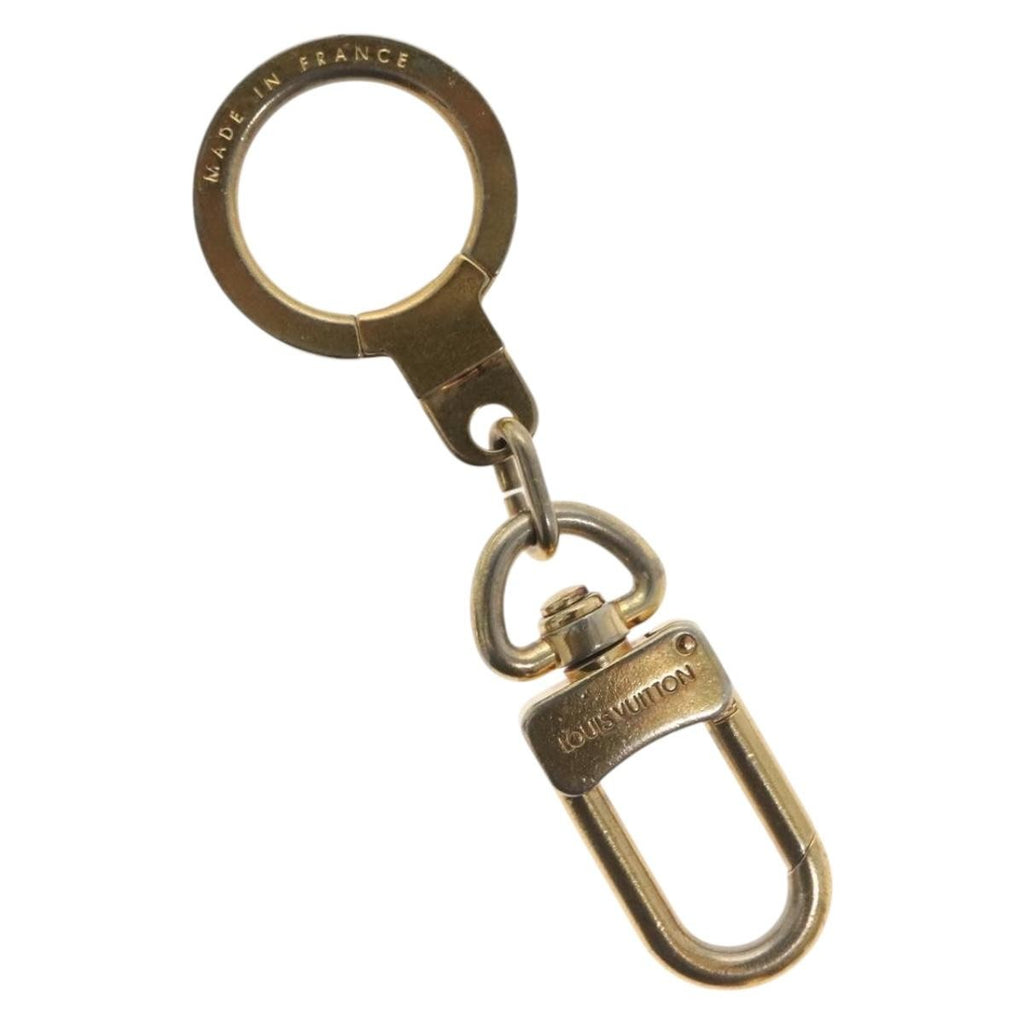 Louis Vuitton Bolt Pochette Extender Keychain Metal Gold Metal Charms And Keychains Accessory