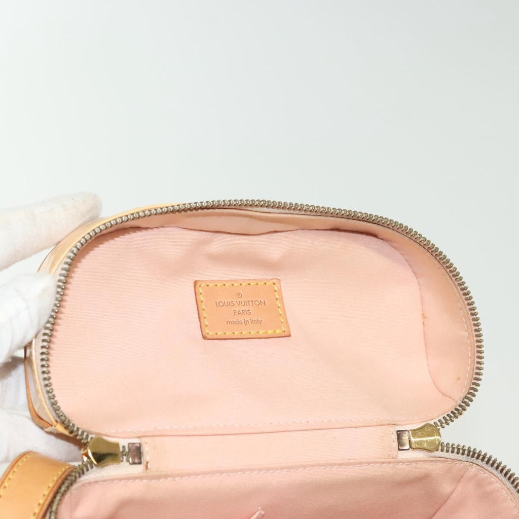 Louis Vuitton Sullivan Handbag Monogram Vernis Pink Patent_Leather Shoulder Bag