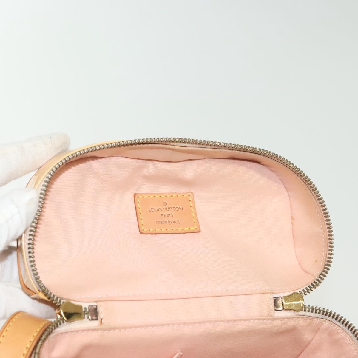 Louis Vuitton Sullivan Handbag Monogram Vernis Pink Patent_Leather Shoulder Bag