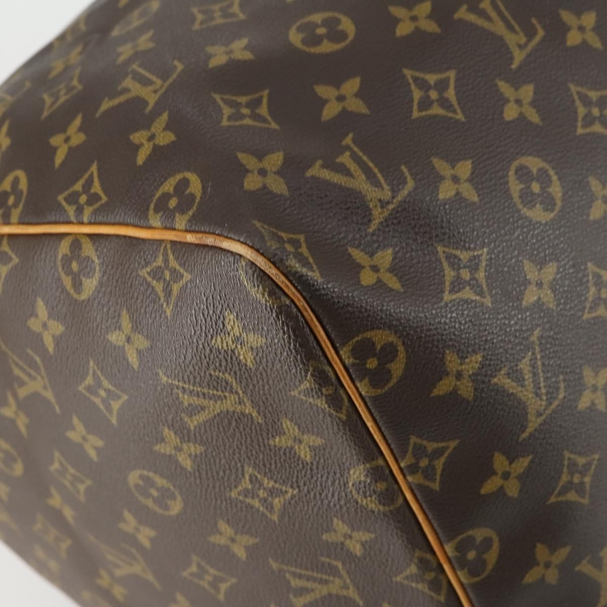 Louis Vuitton Keepall Bag Monogram Canvas Brown Canvas Travel Bag