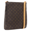 Louis Vuitton Musette Salsa Handbag Monogram Canvas Brown Canvas Shoulder Bag
