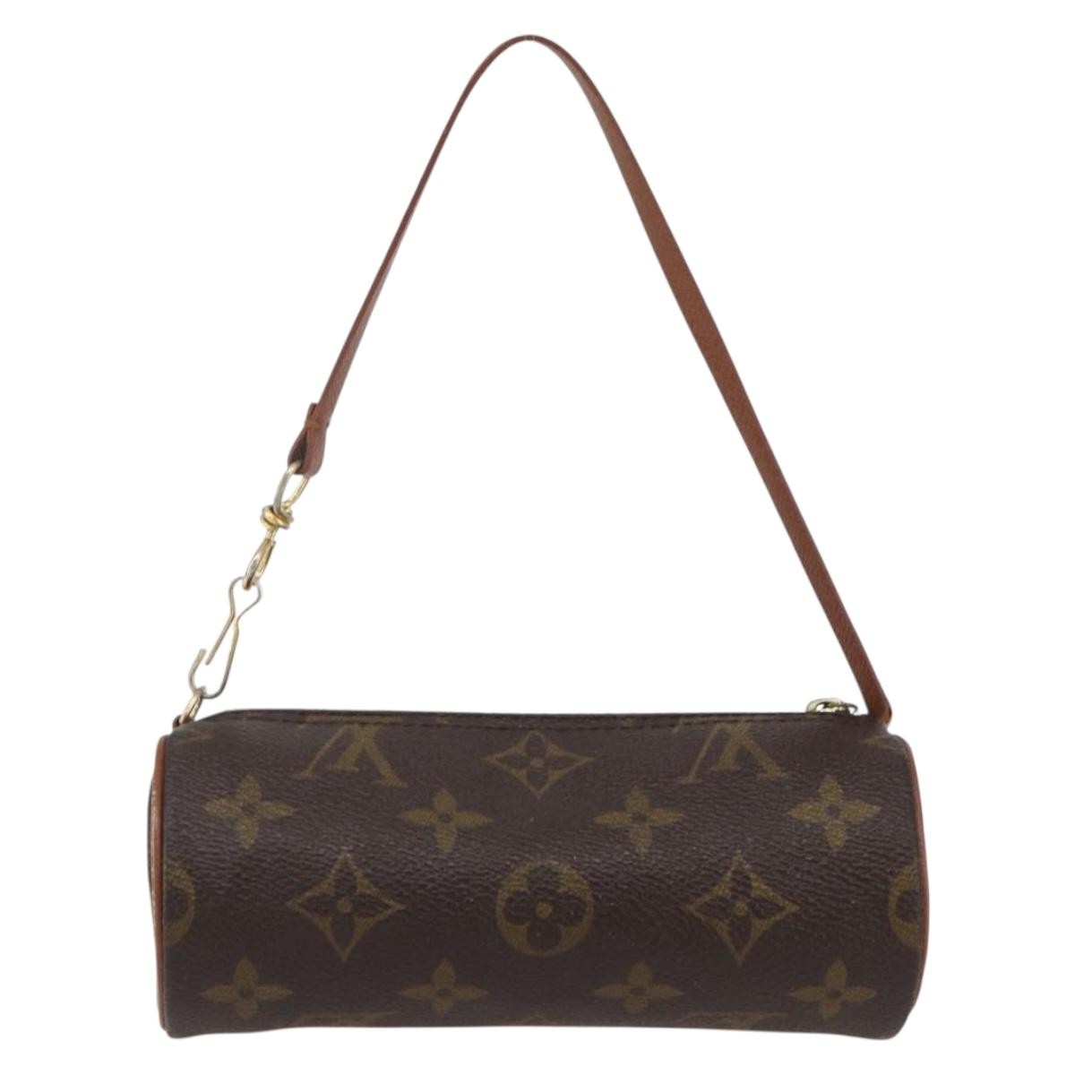 Louis Vuitton Papillon Pochette Monogram Canvas Brown Canvas Clutche & Pouche Bag