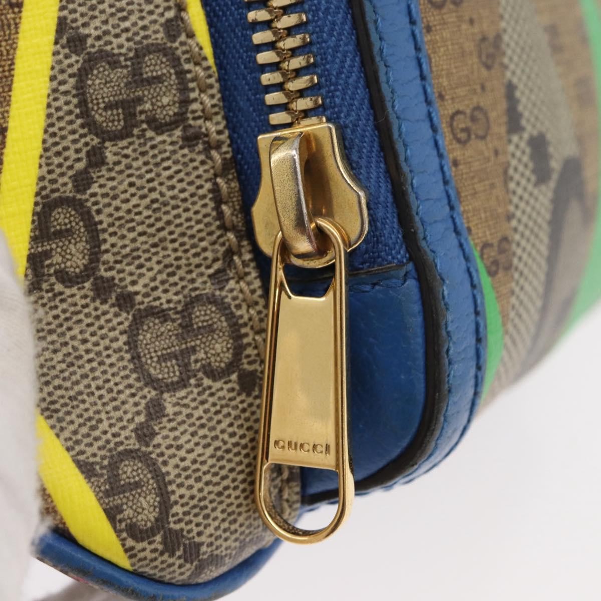 Gucci Gg Supreme Belt Bag Gg Coated Canvas And Leather Multicolour Pvc Crossbody Bag Bag (Pre-Owned)