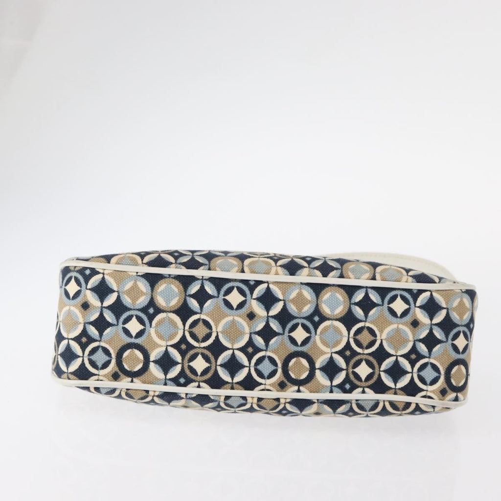 Celine Vintage Pochette Shoulder Bag Canvas Navy Canvas Clutche & Pouche Bag