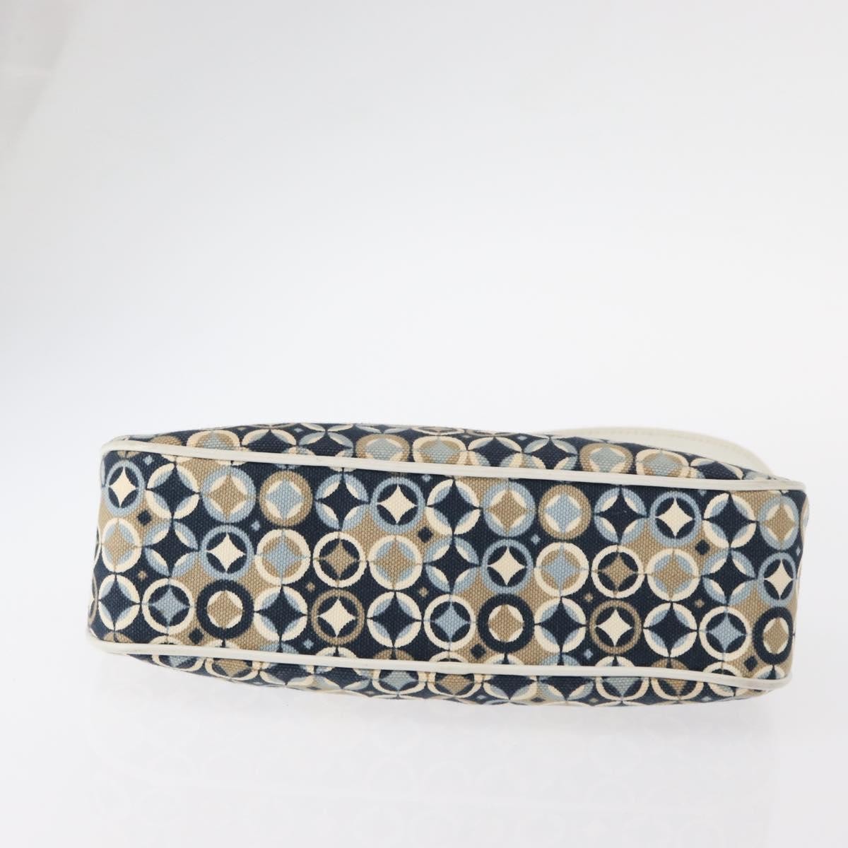 Celine Vintage Pochette Shoulder Bag Canvas Navy Canvas Clutche & Pouche Bag