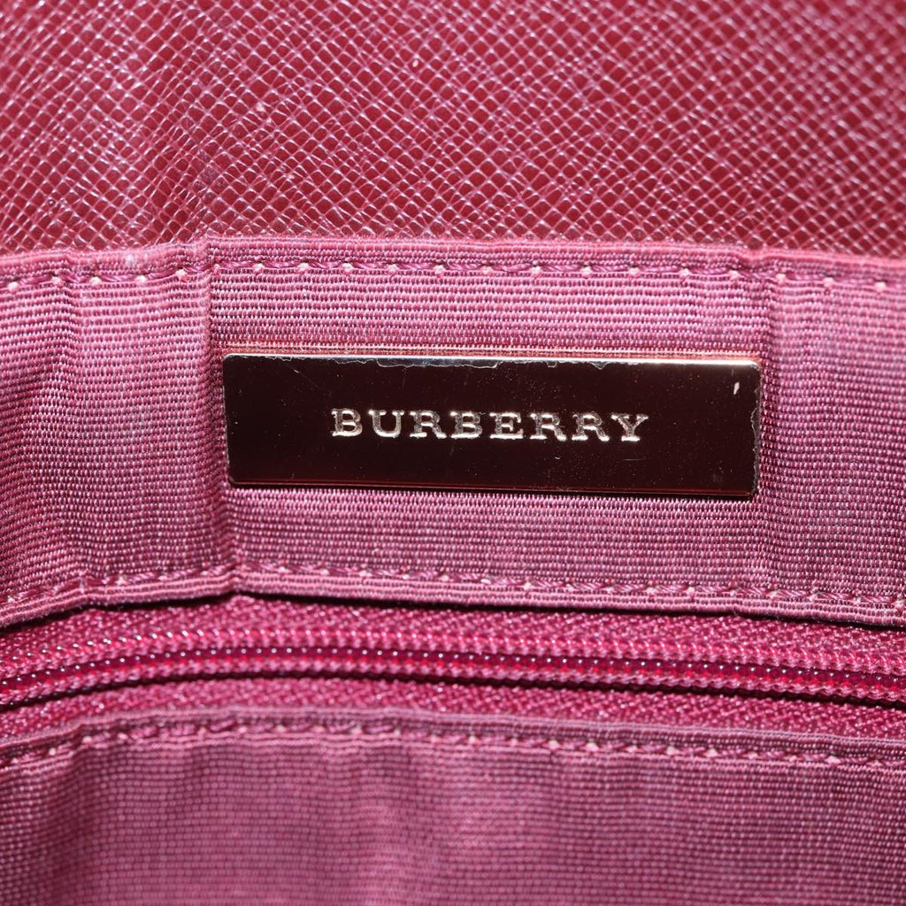 Burberry Nova Check Tote Canvas And Leather Beige Canvas Tote Bag