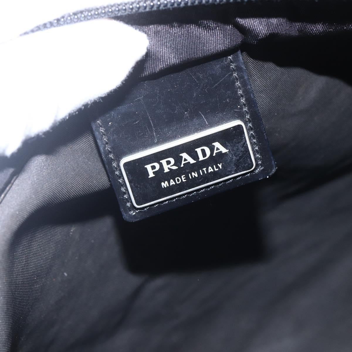 Prada Flat Messenger Bag Tessuto Black Nylon Shoulder Bag Bag