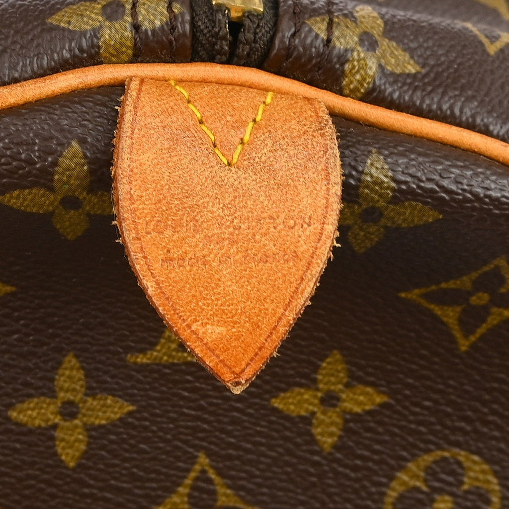 Louis Vuitton Keepall Bag Monogram Canvas Brown Canvas Travel Bag