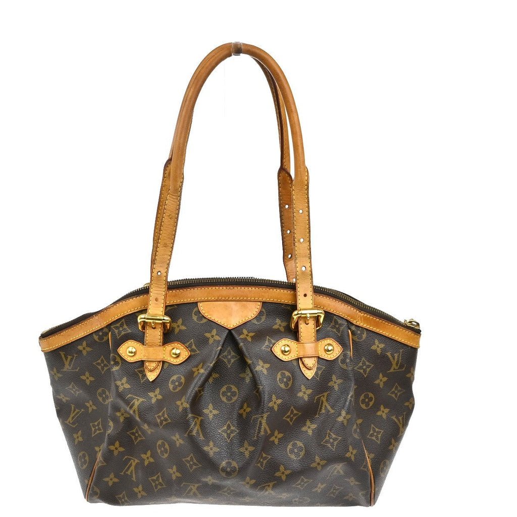 Louis Vuitton Tivoli Handbag Monogram Canvas Brown Canvas Shoulder Bag