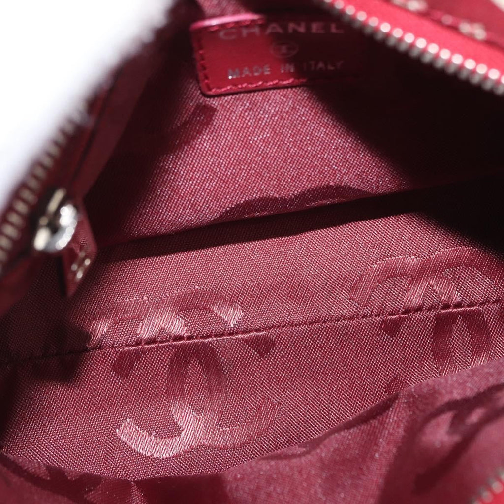 Chanel 31 Rue Cambon Clutch Canvas Red Canvas Clutche & Pouche Bag