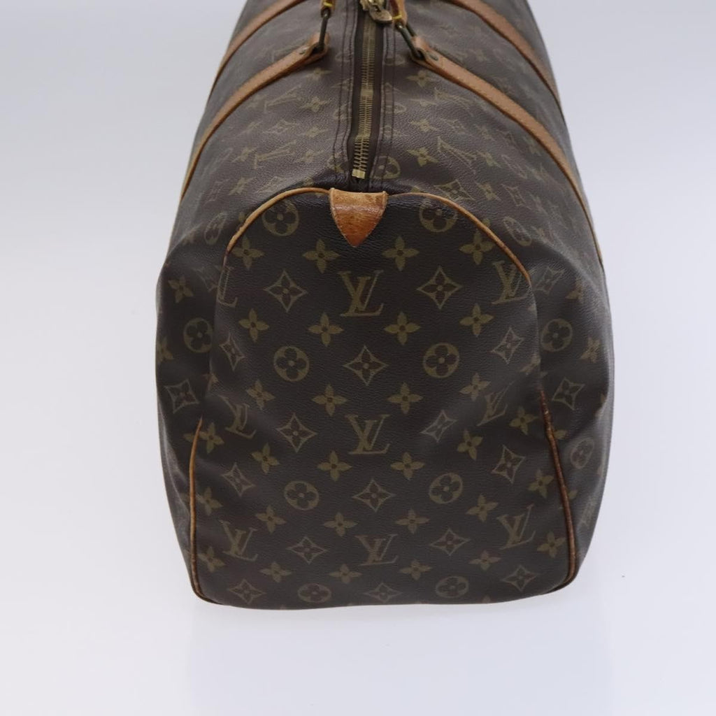Louis Vuitton Keepall Bag Monogram Canvas Brown Canvas Travel Bag