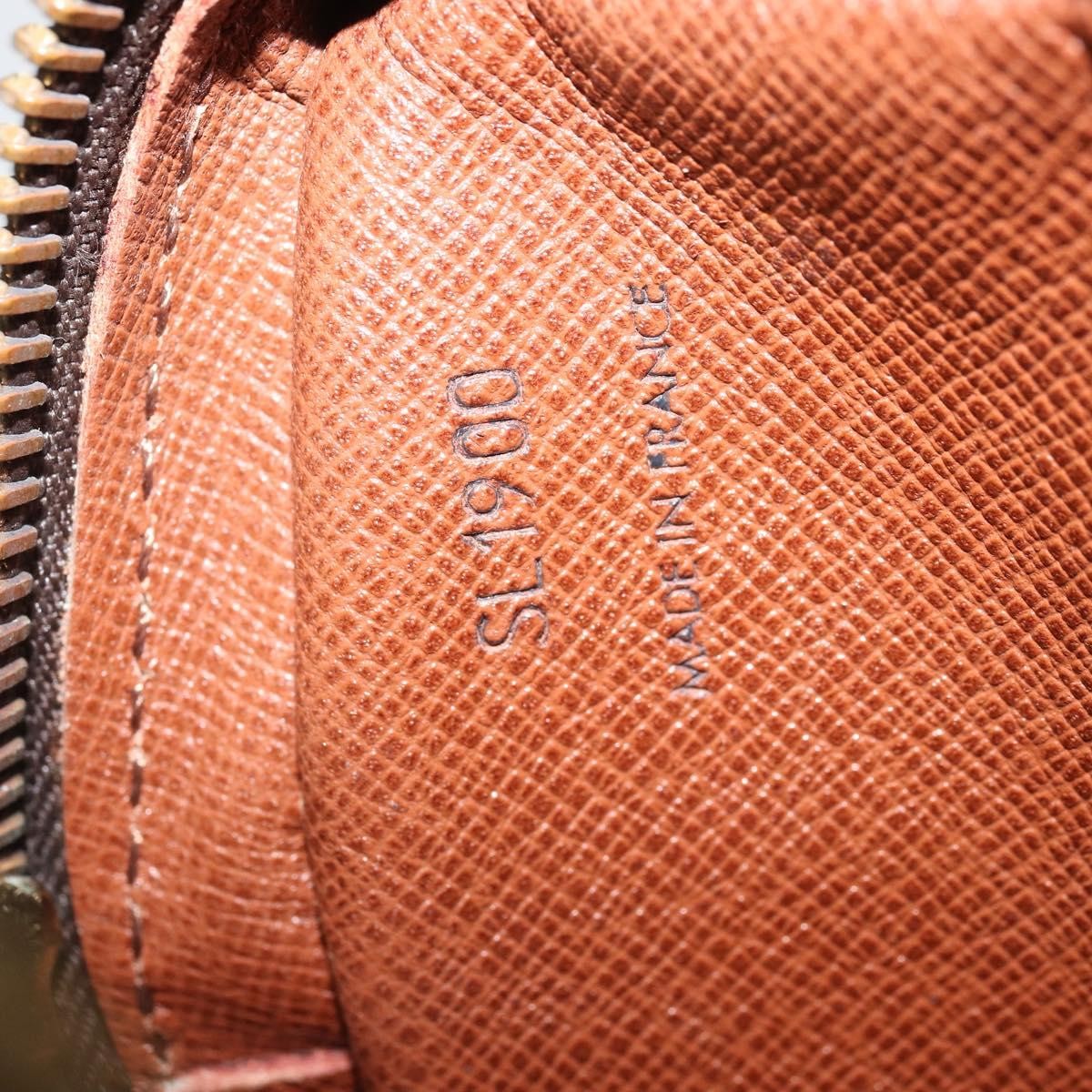 Louis Vuitton Danube Handbag Monogram Canvas Brown Canvas Shoulder Bag
