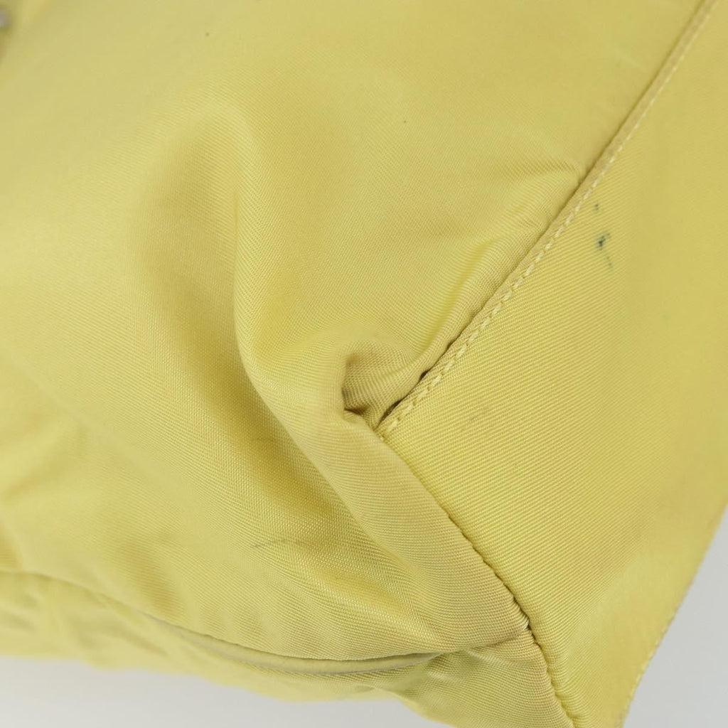 Prada Vintage Tote Nylon Yellow Nylon Tote Bag Bag
