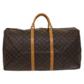Louis Vuitton Keepall Bag Monogram Canvas Brown Canvas Travel Bag