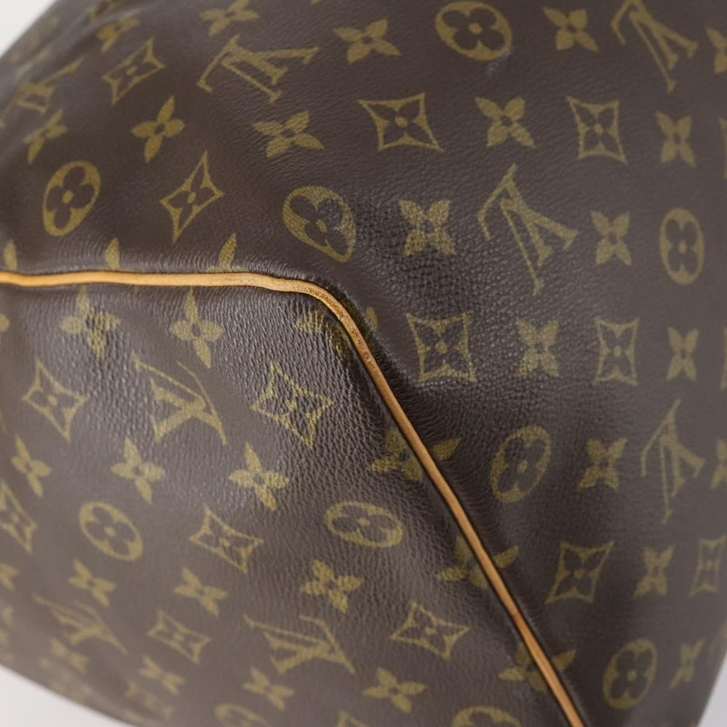Louis Vuitton Keepall Bag Monogram Canvas Brown Canvas Bag