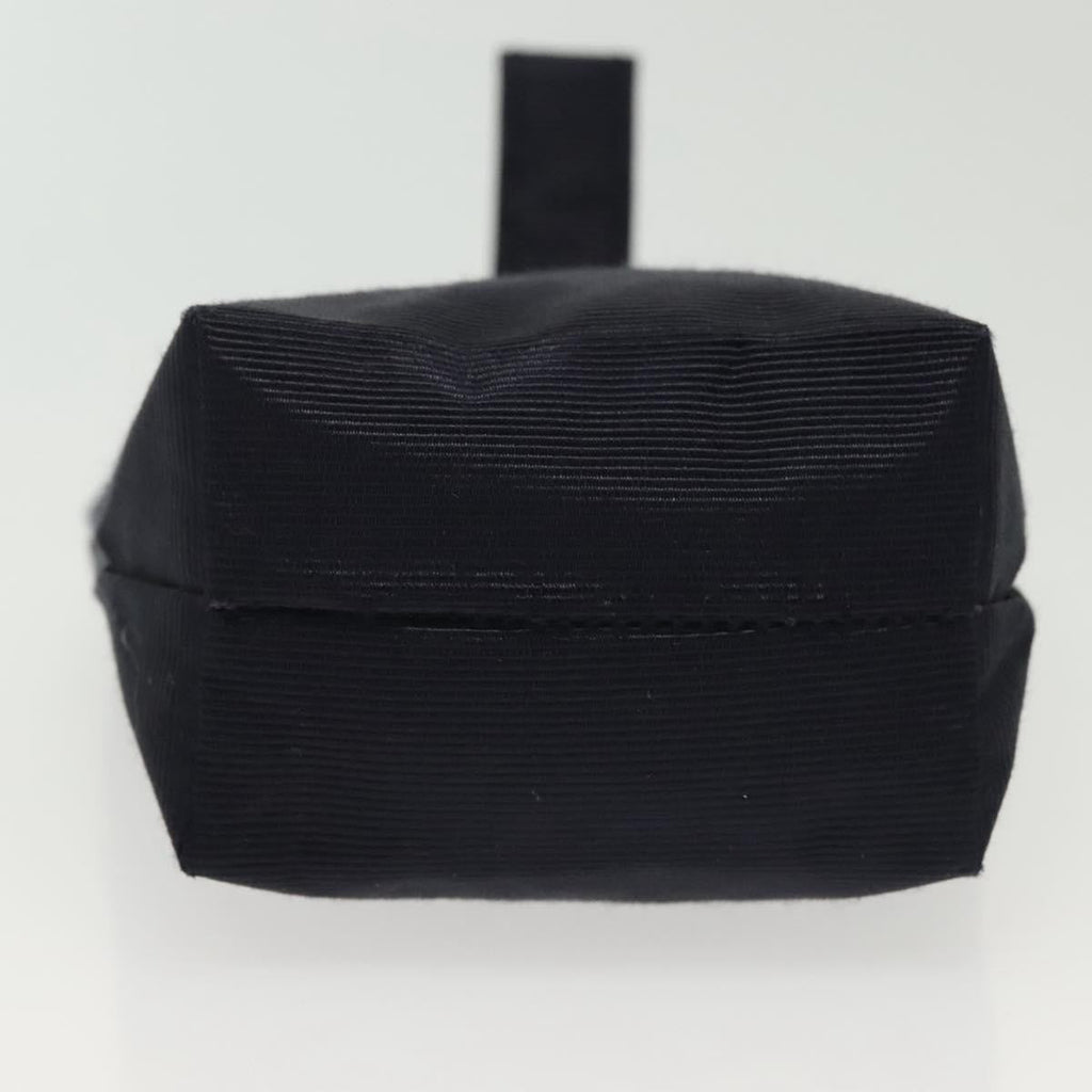Celine Circle Logo Pouch Nylon Navy Canvas Clutche & Pouche Bag