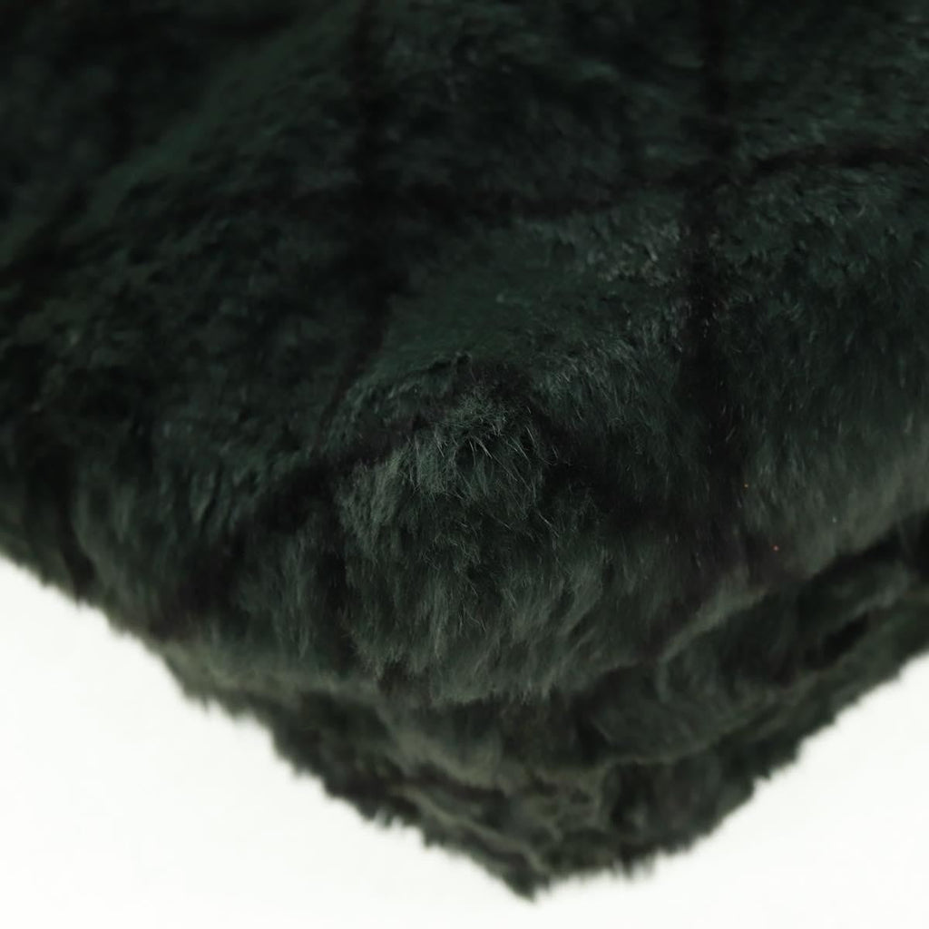 Chanel Chain Tote Lapin Fur Green Fur Tote Bag Bag