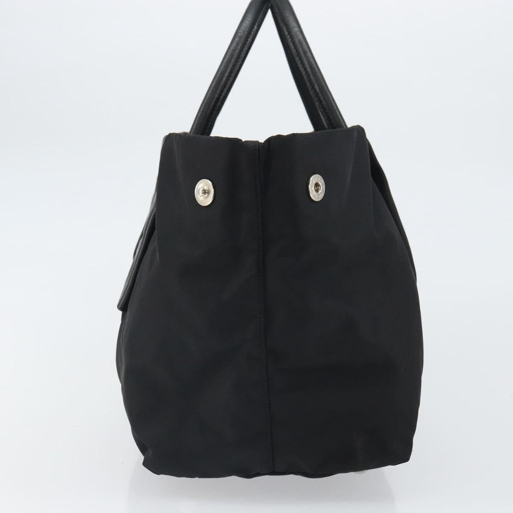 Prada Bow Tote Tessuto With Leather Black Nylon Tote Bag Bag