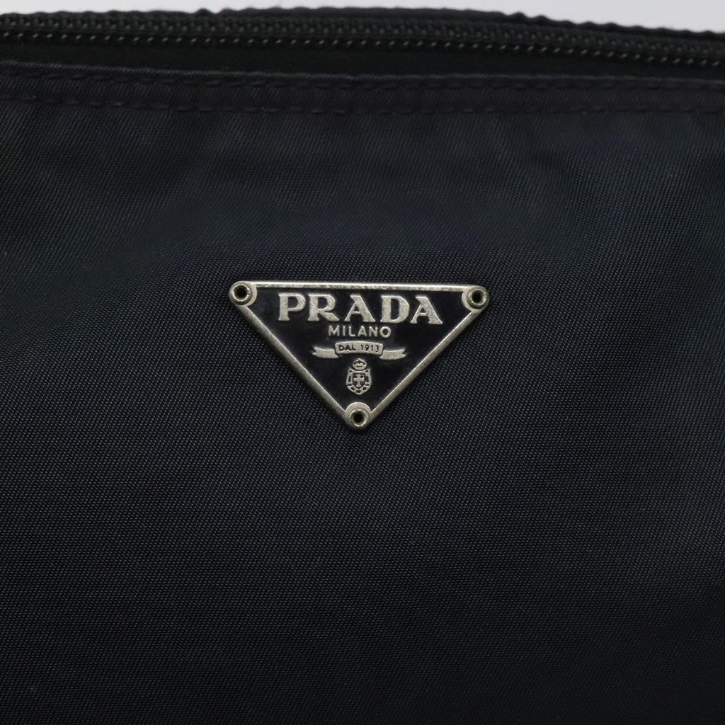 Prada Vintage Pouch Tessuto Navy Nylon Clutche & Pouche Bag