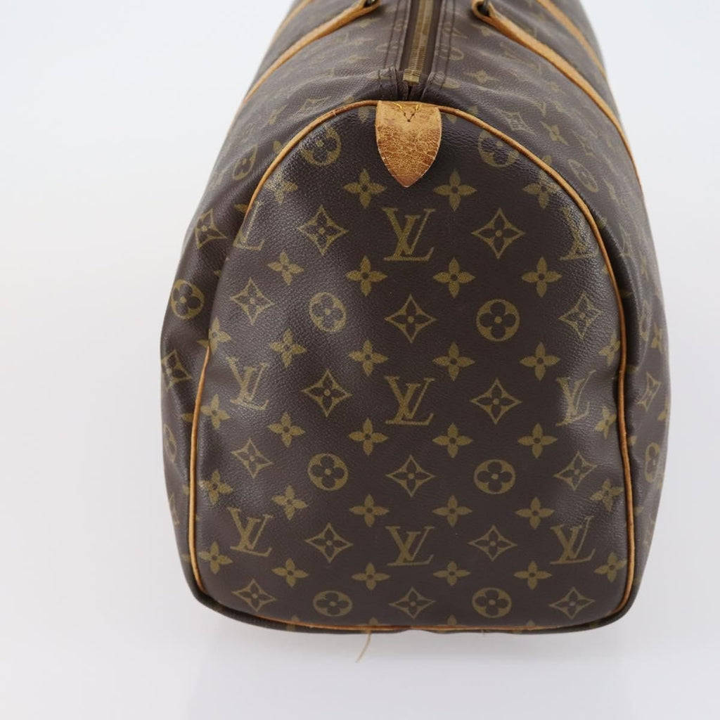 Louis Vuitton Keepall Bag Monogram Canvas Brown Canvas Travel Bag