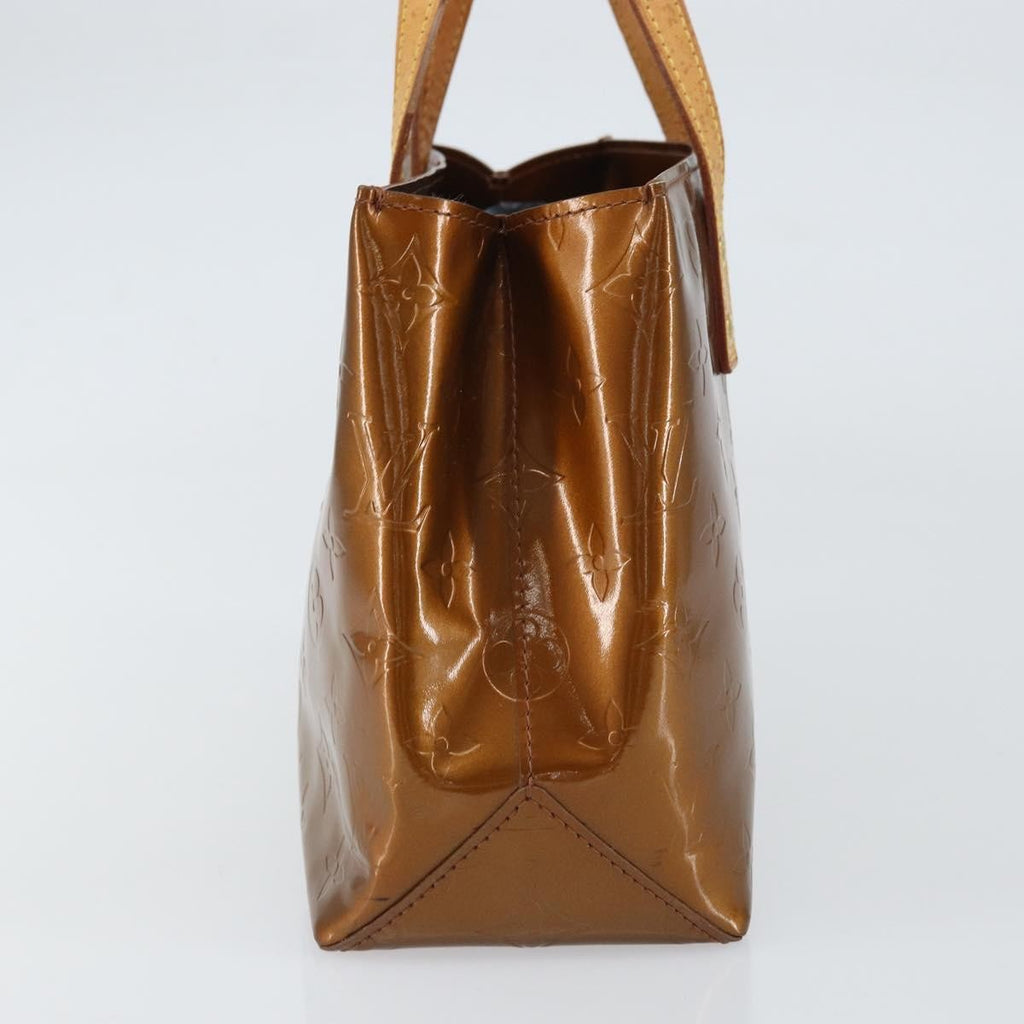 Louis Vuitton Reade Handbag Monogram Vernis Brown Patent_Leather Tote Bag