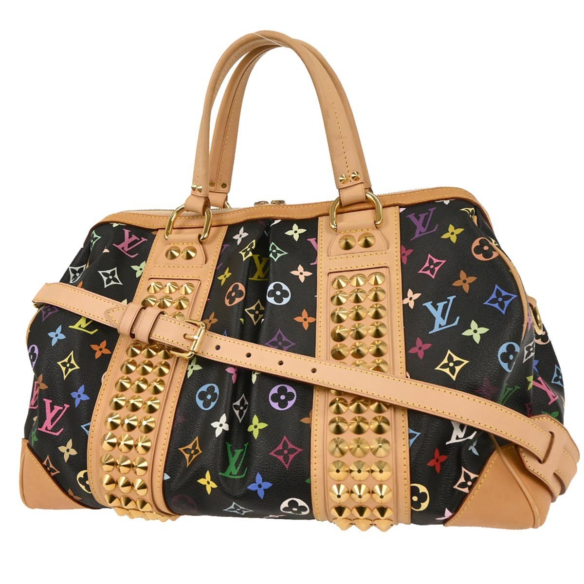 Louis Vuitton Courtney Bag Monogram Multicolor Multicolour Canvas Handbag