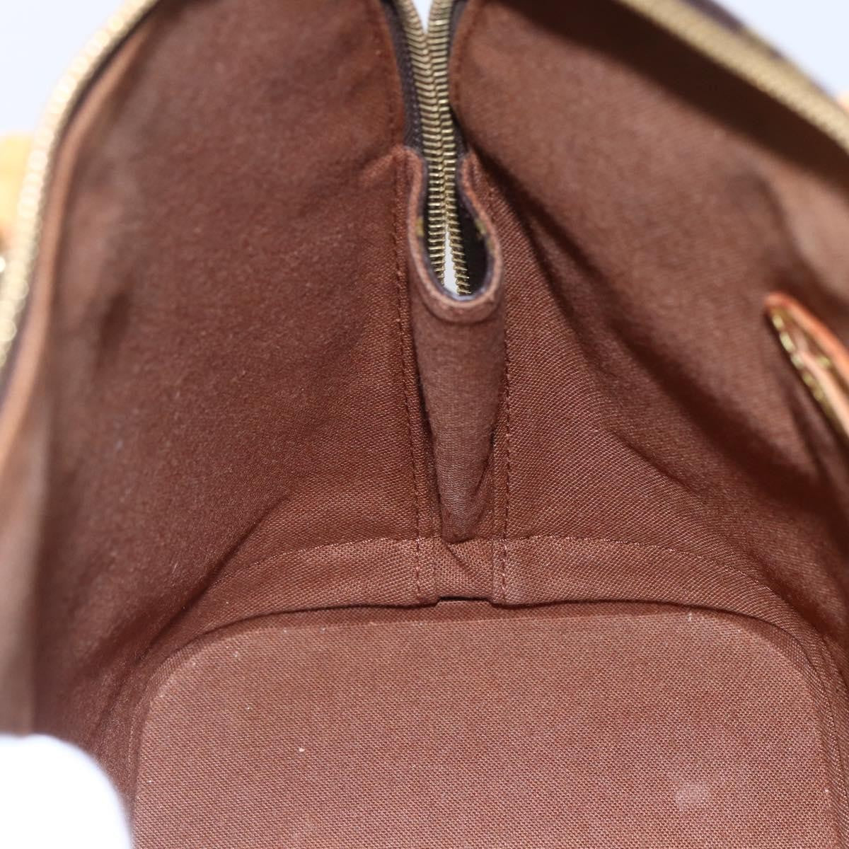Louis Vuitton Alma Handbag Monogram Canvas Brown Canvas Handbag