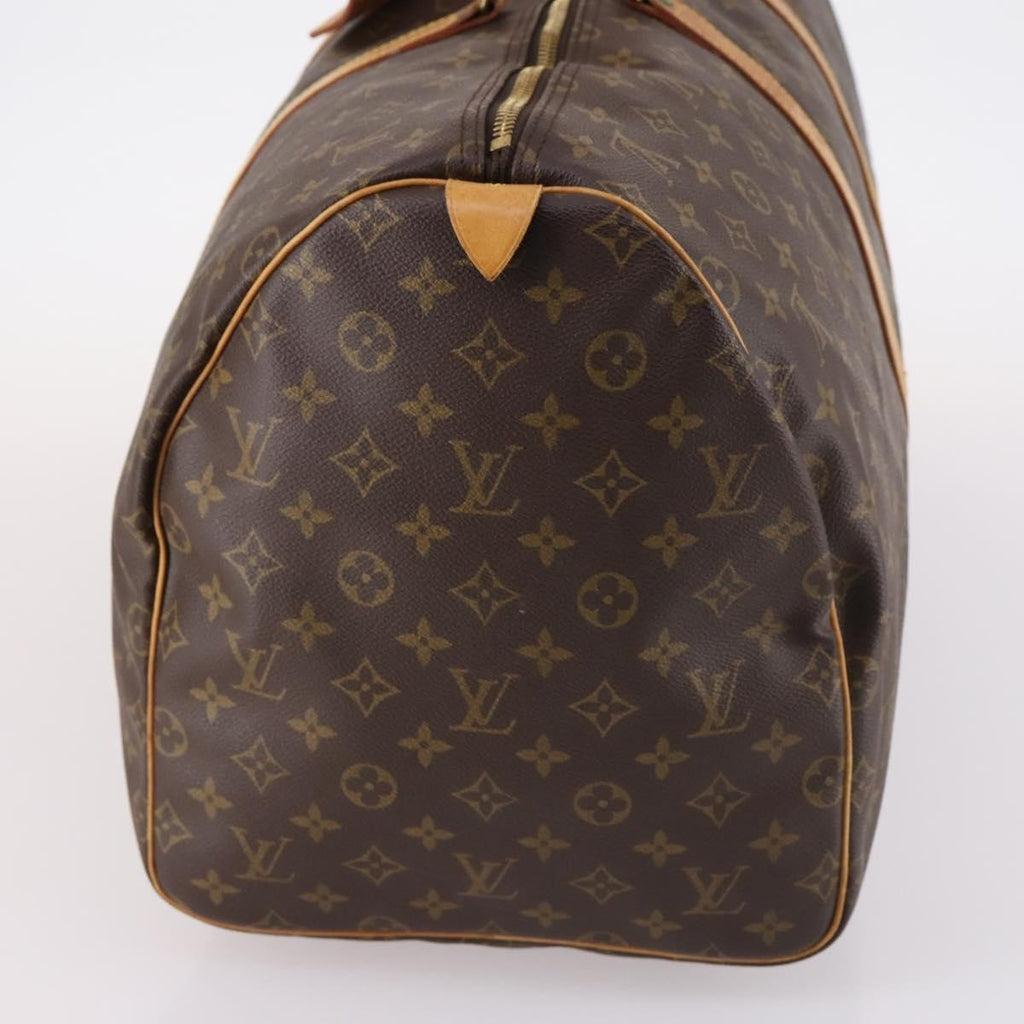 Louis Vuitton Keepall Bag Monogram Canvas Brown Canvas Travel Bag